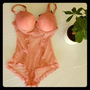 Small pink push up teddy